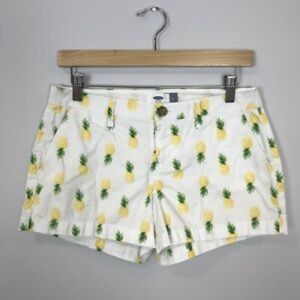 NWOT Pineapple print shorts